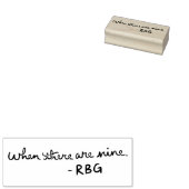 Als er negen zijn - RBG Rubberstempel (Gestempeld)