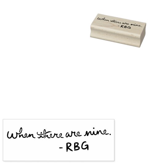 Als er negen zijn - RBG Rubberstempel (Gestempeld)