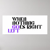 Als er niets goed gaat | Hier hangen Poster (Voorkant)