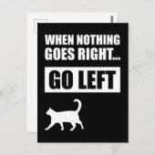 Als er niets goed gaat, laat dan het grappige cita briefkaart (Voorkant / Achterkant)