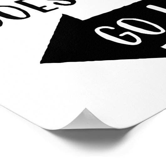 "Als er niets goed gaat" Poster (Hoek)