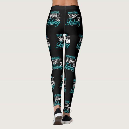 Als er niets goed gaat Vist Leggings (Achterkant)