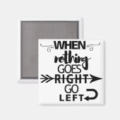 Als er niets naar links gaat magneet (Voorkant / Achterkant)