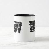 Als er niets naar links gaat mok (Midden)