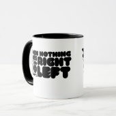 Als er niets naar links gaat mok (Voorkant links)