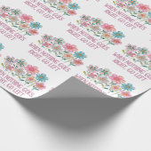 Als er niets naar rechts gaat, ga dan naar links cadeaupapier (Hoek)