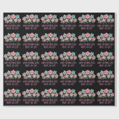 Als er niets naar rechts gaat, ga dan naar links cadeaupapier (Vlak)