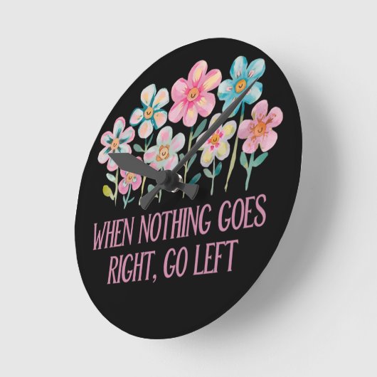 Als er niets naar rechts gaat, ga dan naar links ronde klok (Hoek)