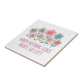 Als er niets naar rechts gaat, ga dan naar links tegeltje (Zijkant)