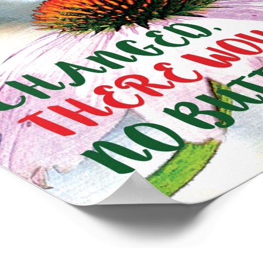 "Als er nooit iets veranderd is..." motivatie post Poster (Hoek)