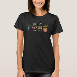 Als er Planten en katten bij betrokken zijn, ben i T-shirt