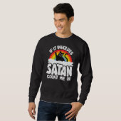Als er satan bij betrokken is... trui (Voorkant volledig)