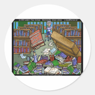 Als er Slechte Dingen Gebeuren Grappige Cadeaus T- Ronde Sticker