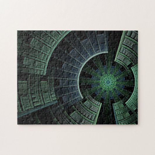 Als er zes waren, was er negen puzzle legpuzzel (Horizontaal)