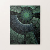 Als er zes waren, was er negen puzzle legpuzzel (Verticaal)