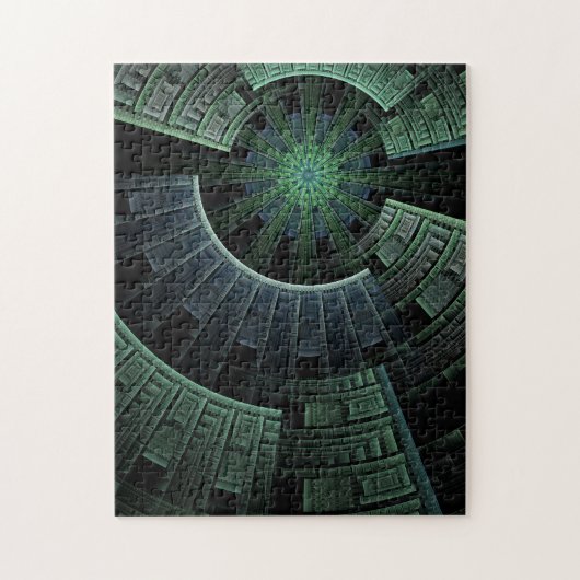 Als er zes waren, was er negen puzzle legpuzzel (Verticaal)