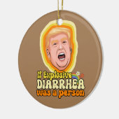 Als explosieve diarree een persoon was keramisch ornament (Links)