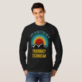 Als farmaceutisch technicus t-shirt (Voorkant volledig)