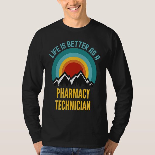 Als farmaceutisch technicus t-shirt (Voorkant)