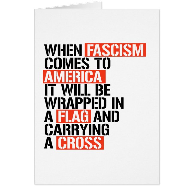 Als fascisme naar Amerika komt (Voorkant)