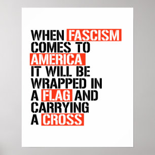 Als fascisme naar Amerika komt Poster
