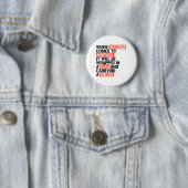 Als fascisme naar Amerika komt Ronde Button 5,7 Cm (In situ)