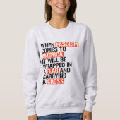 Als fascisme naar Amerika komt Trui (Voorkant)