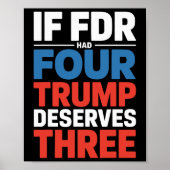 Als Franklin D. Roosevelt er vier had, dan had Tru Poster (Voorkant)