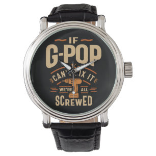 Als G-Pop kan repareren het grappige klusjesman op Horloge