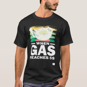 Als gas 5 bereikt Boze kat over gasprijs 1 T-shirt