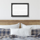Als gedicht door Rudyard Kipling Canvas Afdruk (Insitu (Slaapkamer))