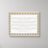 Als gedicht door Rudyard Kipling Canvas Afdruk (Voorkant)