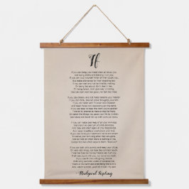 Als gedicht door Rudyard Kipling  Hangend Wandkleed