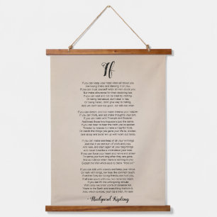 Als gedicht door Rudyard Kipling Hangend Wandkleed