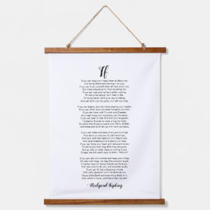 Als gedicht door Rudyard Kipling Hanging Tapestry Hangend Wandkleed