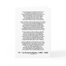 Als gedicht door Rudyard Kipling (Inspirerend gedi