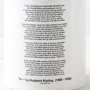 Als gedicht door Rudyard Kipling (Inspirerend gedi Koffiemok