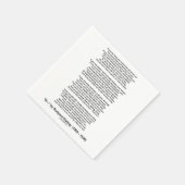 Als gedicht door Rudyard Kipling (Inspirerend gedi Servetten (Hoek)