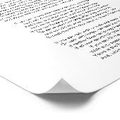 Als gedicht door Rudyard Kipling Poster (Hoek)