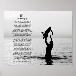 Als gedicht door Rudyard Kipling Poster