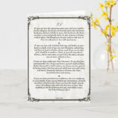 Als Gedicht voor meisjes Kaart (Gele Bloem)