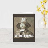 Als geen Havermeel Notecard Kaart (Gele Bloem)