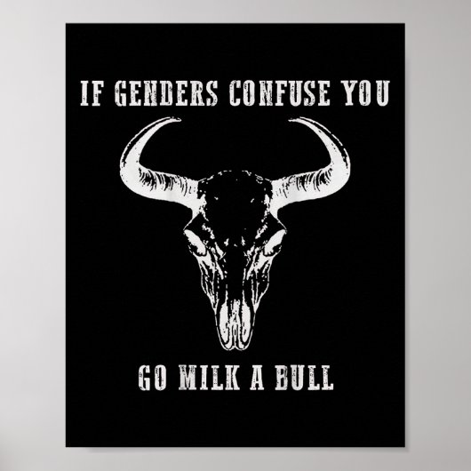 Als geslachten verwarren ga je een stier melken (o poster (Voorkant)