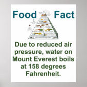 Als gevolg van de verminderde luchtdruk - voedsele poster (Voorkant)