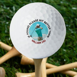 Als gevonden gelieve te hangen beter dan de Foto v Golfballen