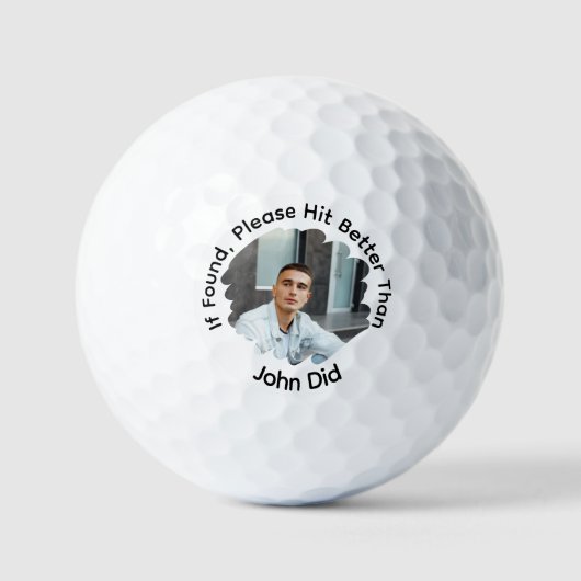 Als gevonden gelieve te hangen beter dan de Foto v Golfballen (Voorkant)