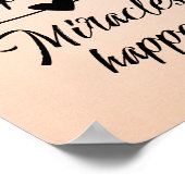 Als God binnenkomt, gebeuren er wonderen. Poster (Hoek)