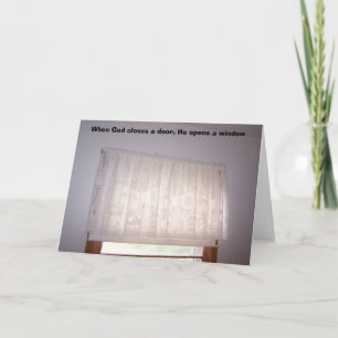 Als God een deur sluit, opent hij een wi... Kaart