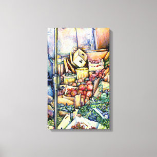 Als God het beter had gemaakt, had ze het bewaard. Canvas Afdruk