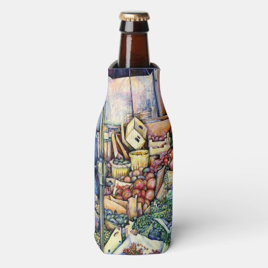 Als God het beter had gemaakt, had ze het bewaard. Flesjeskoeler (Fles Voorkant)